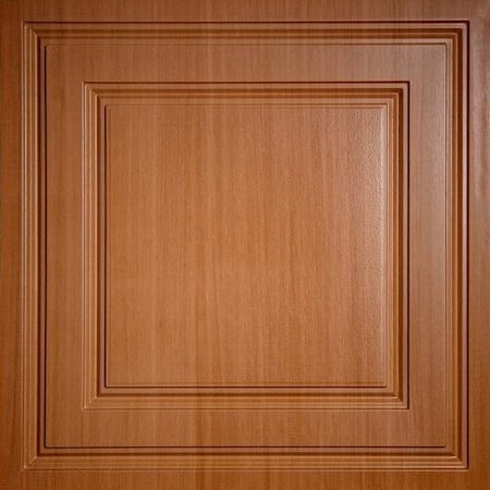 Ceilume Stratford 2ft x 2ft Caramel Wood Ceiling Tile V1-STRATF-22CAR